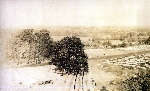 1918, October - looking east across Mt. Ephraim and brickyards.